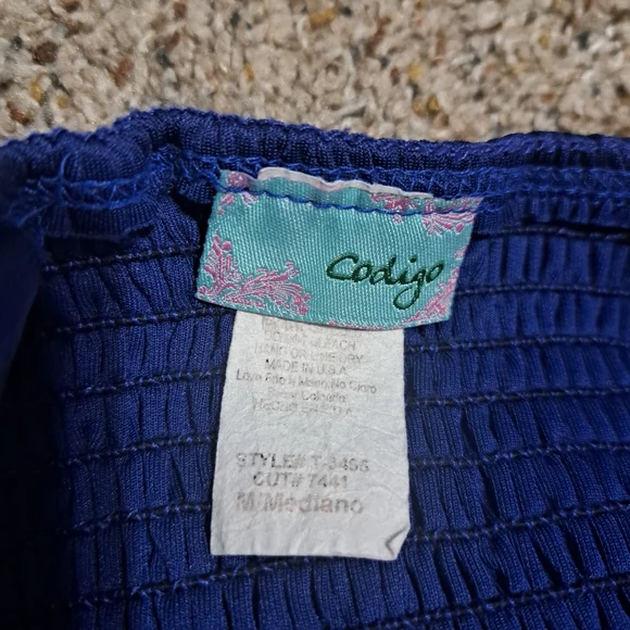 Codigo \ Blue Women's Intimate Top | Size M - Picture 2 of 7